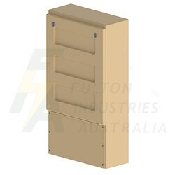 FPB3CD1DB beige fibreglass pillar cabinet with door